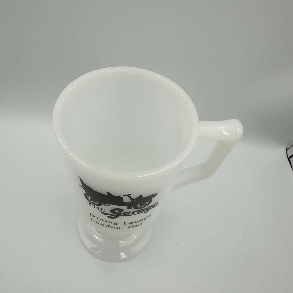Vintage milk glass mug from The Garage Dining Lounge - London, ON - Picture 3 of 9
